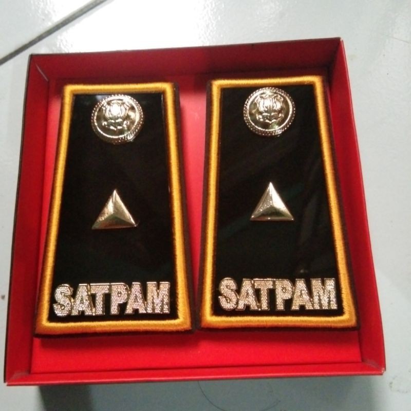 TERLARIS - pangkat pdh satpam scurity -Rumah Atribut