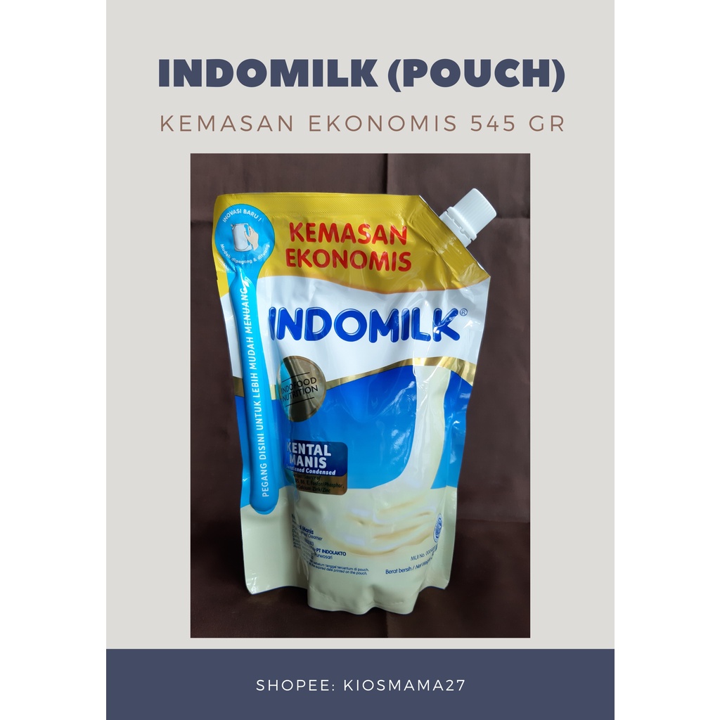 

INDOMILK Susu Kental Manis Pouch 545 gr