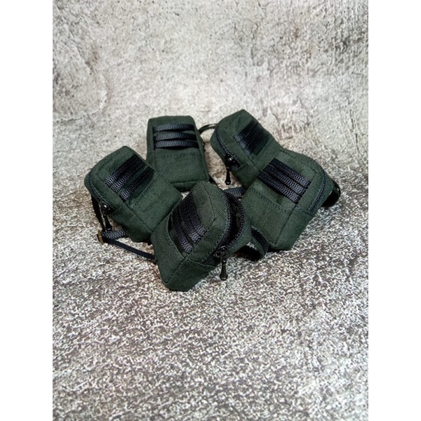 Kitbash 1/12 Tas Punggung 1 Sling Hijau Tua