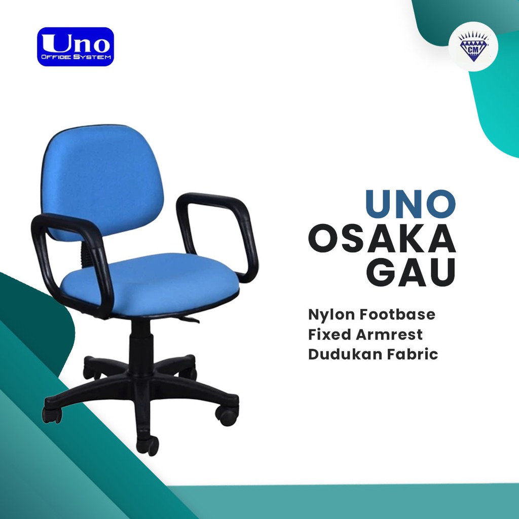 Jual Kursi Kantor Putar/Kursi Staff/Kursi Kerja Putar/Kursi Resepsionis Di Malang UNO Osaka GAU