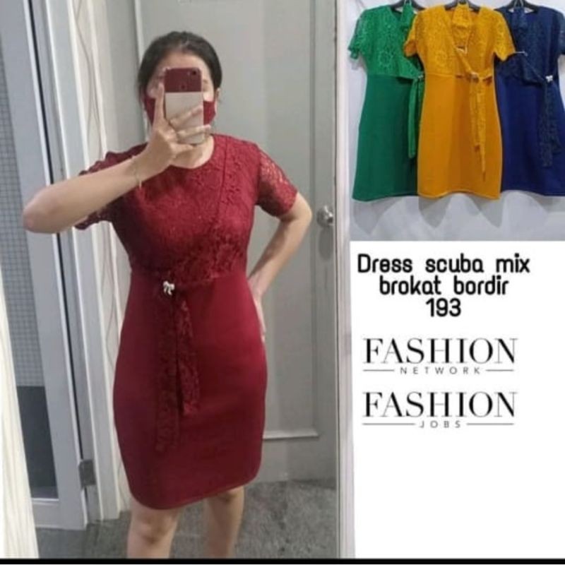 DRESS SCUBA BROKAT KILAP