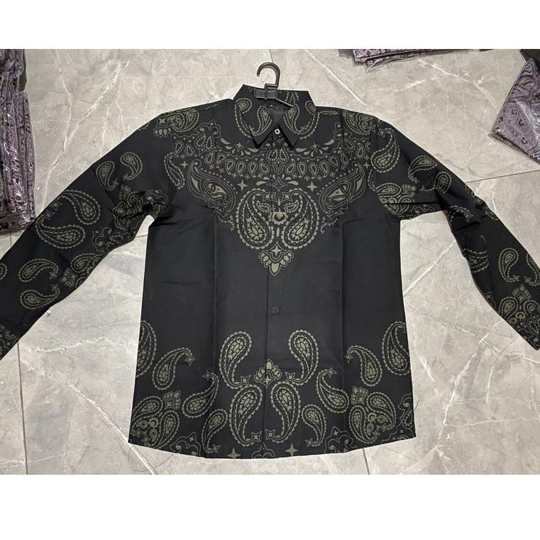 KEMEJA BATIK PRIA SLIM PREMIUM EXCLUSIVE ASLI SOLO LAPIS FURING "Rpg31au22т"