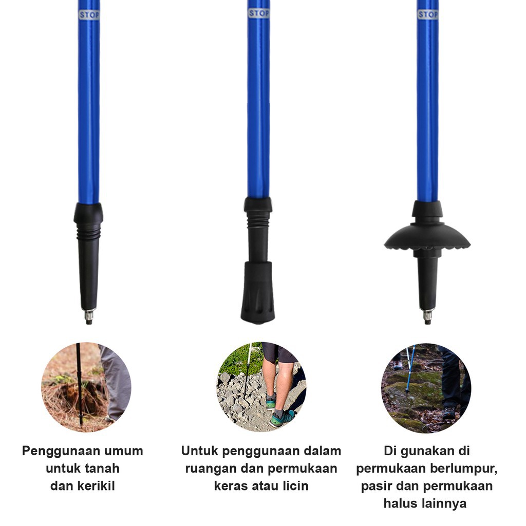 【COD】 Tracking Pole ~ Treking Outdoor Trekpole - Tongkat Mendaki Trekking Pendaki