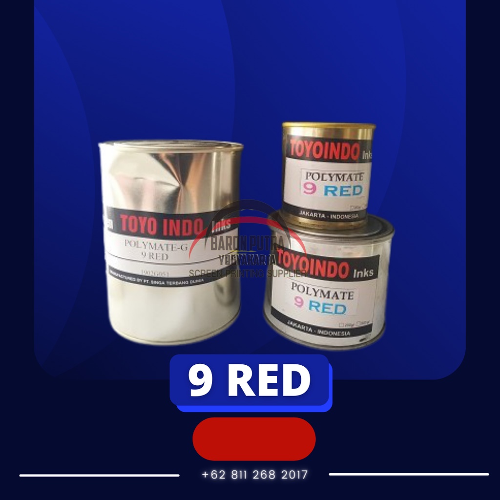 

TINTA TOYO POLIMATE 9 RED 1KG (SABLON PLASTIK)