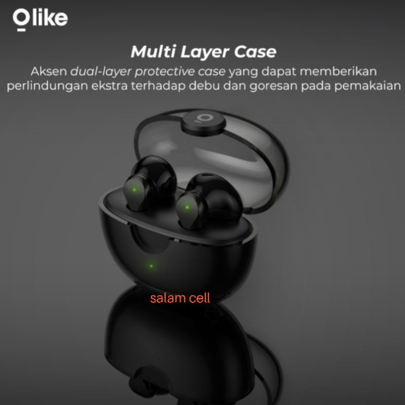 Tws Headset Bluetooth OLIKE T202 Bluetooth Version 5.3 Original Garansi Resmi