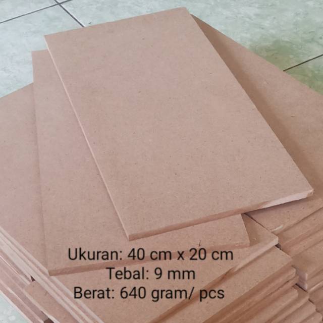  Kayu  MDF ukuran  40 cm x 20 cm tebal  9 mm Shopee Indonesia