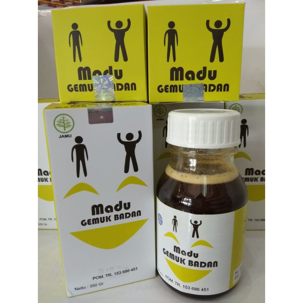 Madu Gemuk Badan Dewasa Madu Penggemuk Badan 350 ml Almabruroh Asli