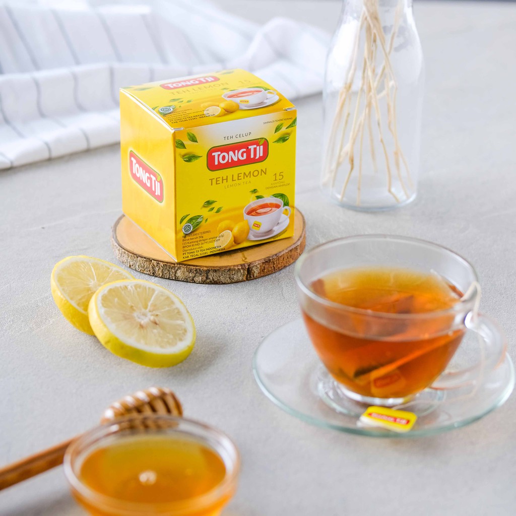 Tong Tji Lemon Tea 15s, Teh Celup per Pack