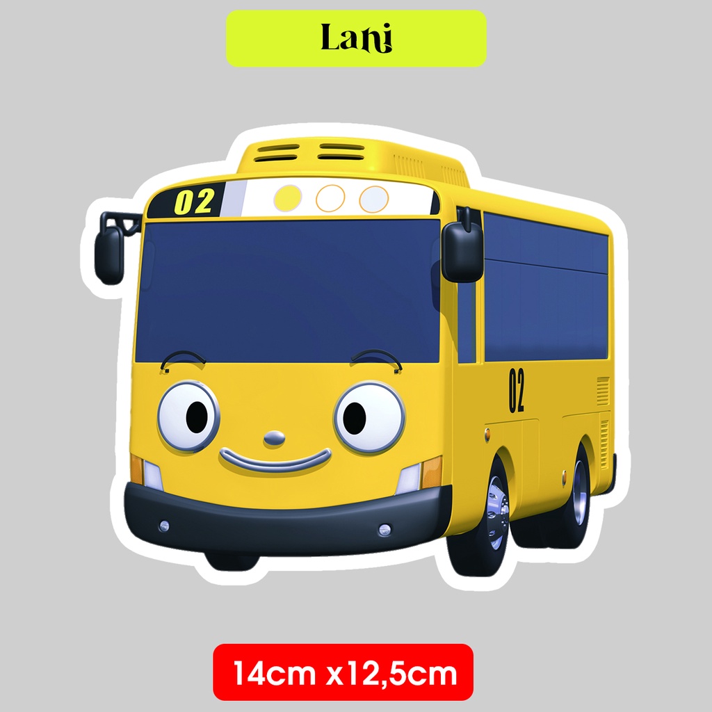 

Stiker Lani Bis Kuning Tayo The Little Bus Sticker Vinyl Satuan Anti Air Lucu Untuk Dinding Kamar Anak