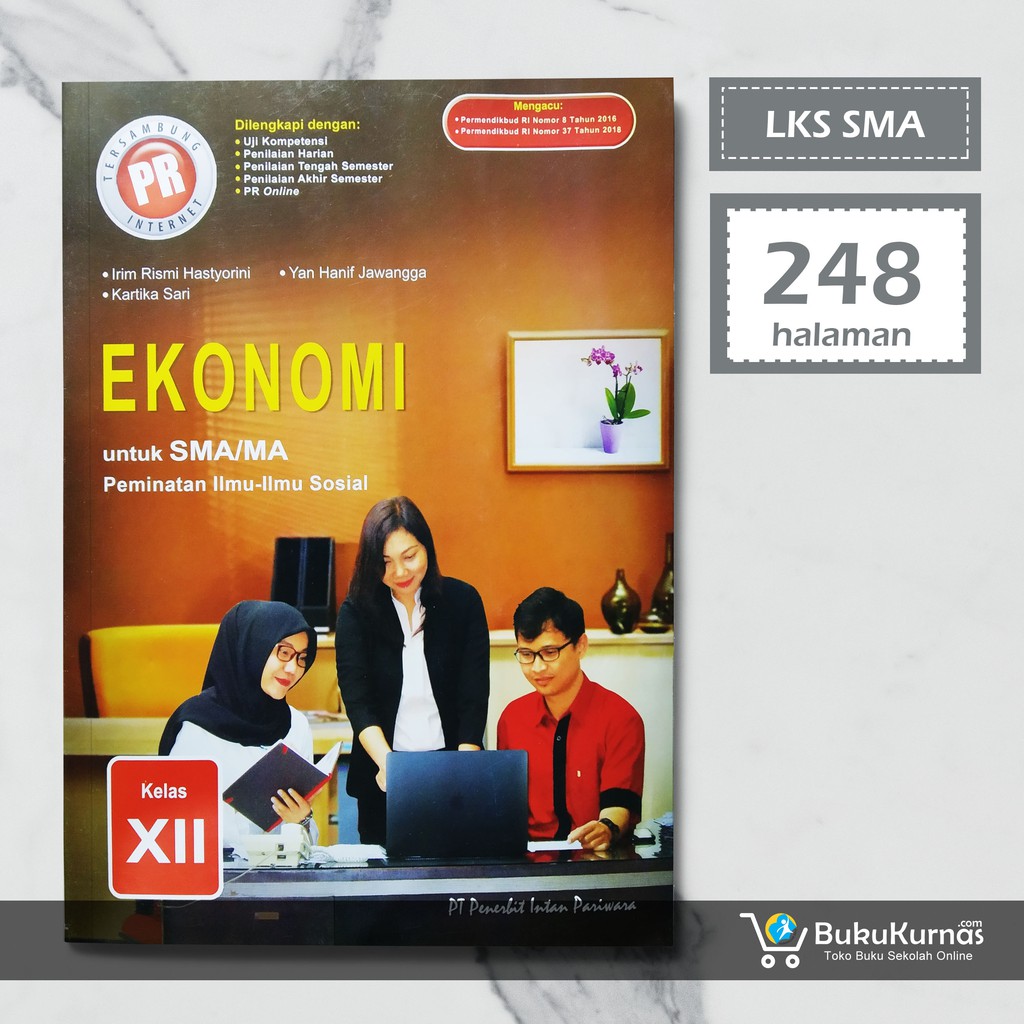 Buku Lks Ekonomi Kelas 12 Peminatan K13 Intan Pariwara Shopee Indonesia