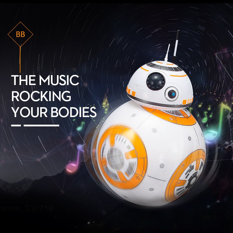 BB-8 Remote Control BB8 Droid Star Wars Robot RC 2.4ghz Mainan Robot RC