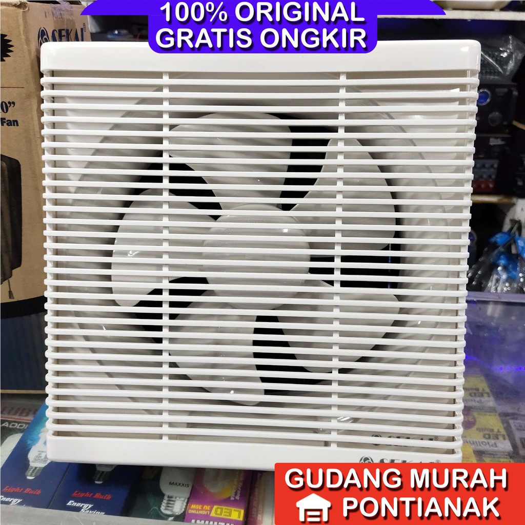 Exhaust Fan Sekai WEF 1090 2arah 10inch wall hexos fan penyedot udara hawa panas asap