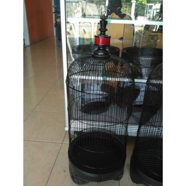 (Terlaris) Sangkar kaki ukir / sangkar lovebird/ sangkar burung