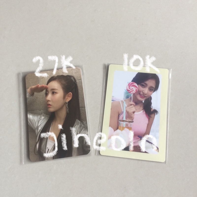 sieun stayc photocard tzuyu pob signal photocard (baca deks)