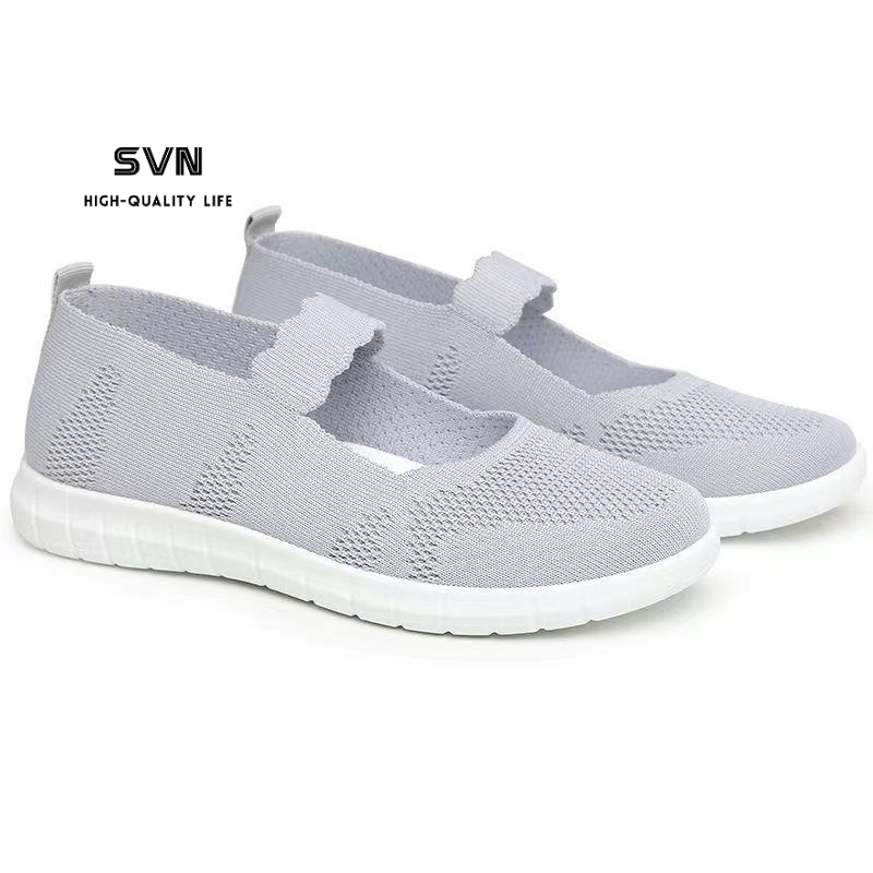 [GROSIR][COD] SEVEN_DAY SEPATU SLIP ON BAHAN RAJUT SEPATU WANITA IMPORT MURAH FASHION FZ-A54