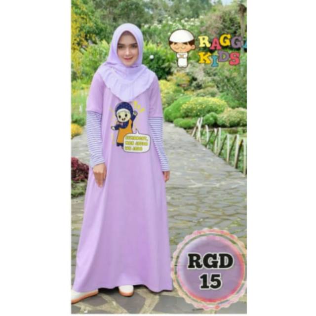 Gamis kaos Raggakids RGD15 dewasa (tanpa jilbab)