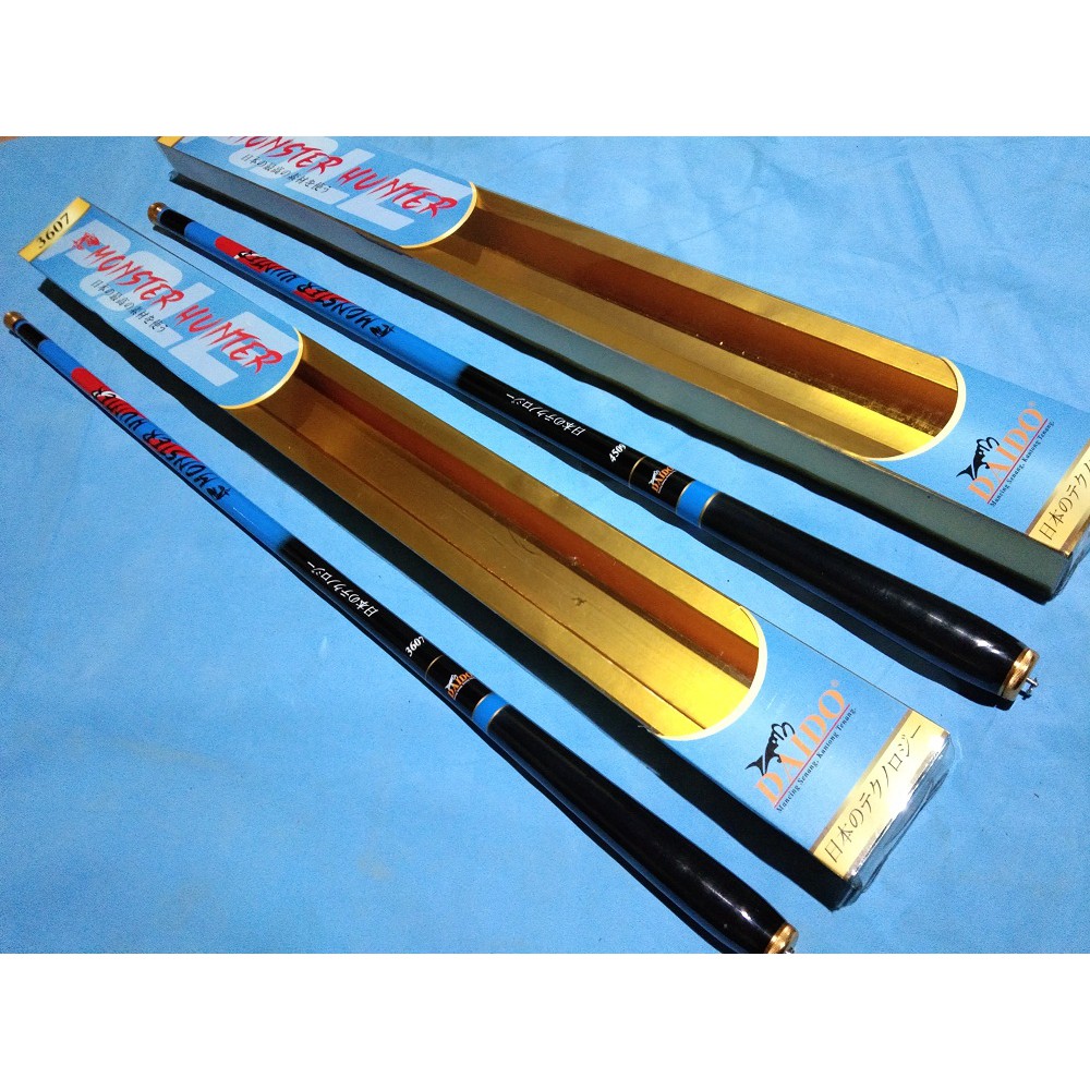 joran pancing tegek daido monster hunter 360, 450