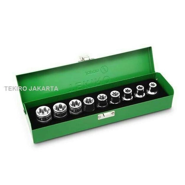 [[ Eferiusaya ]] Mata Sok Bintang Set 9 Pcs TEKIRO ' Kunci Sok Belimbing Set TEKIRO