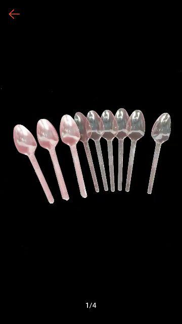 Yoshikawa Sendok Teh Plastik Disposable Isi 24 Buah Warna Random