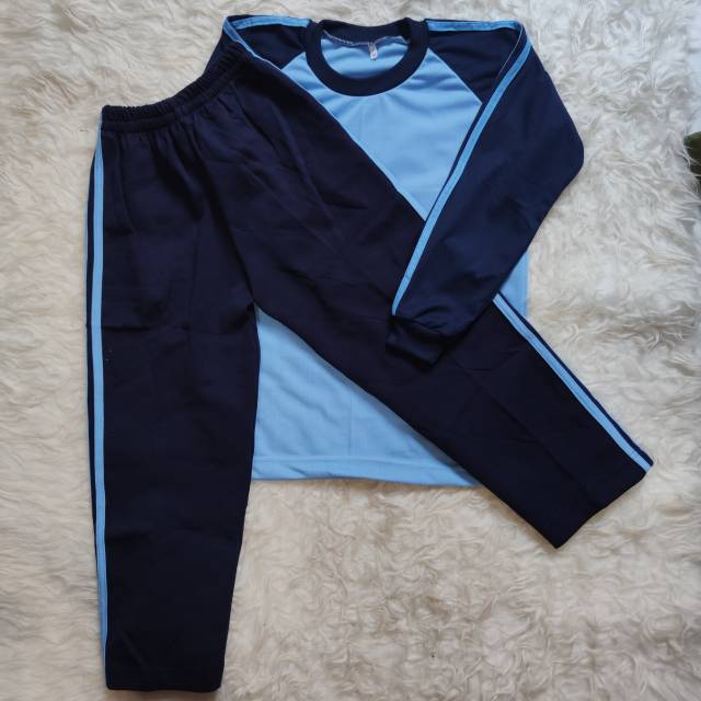 Stelan Baju Olahraga Anak SD Panjang/Stelan Training Olahraga Anak