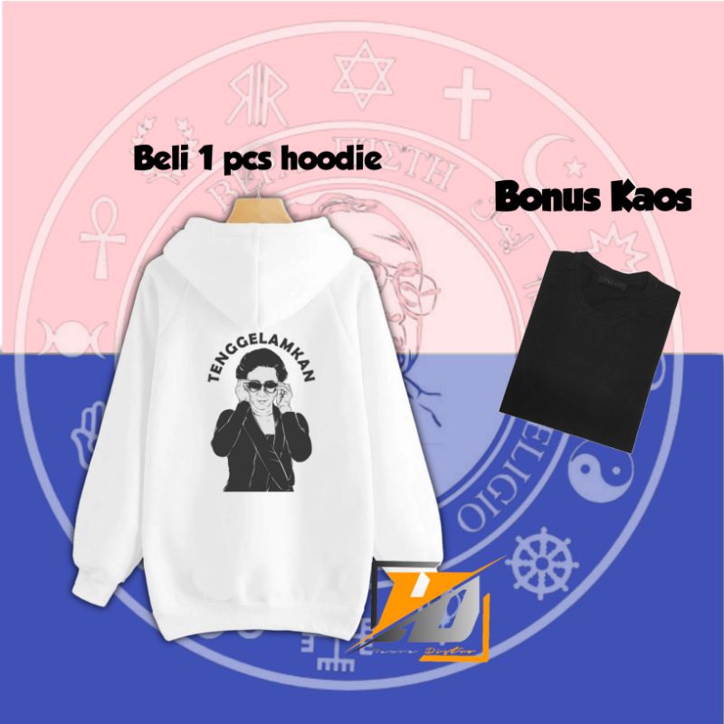 Jaket hoodie Pluralisme/Hoodie sweater Tenggelamkan