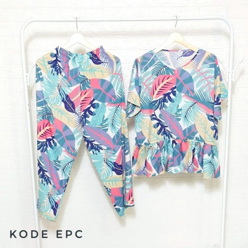 One set rayon premium pajamas aa & eneng kode EPC