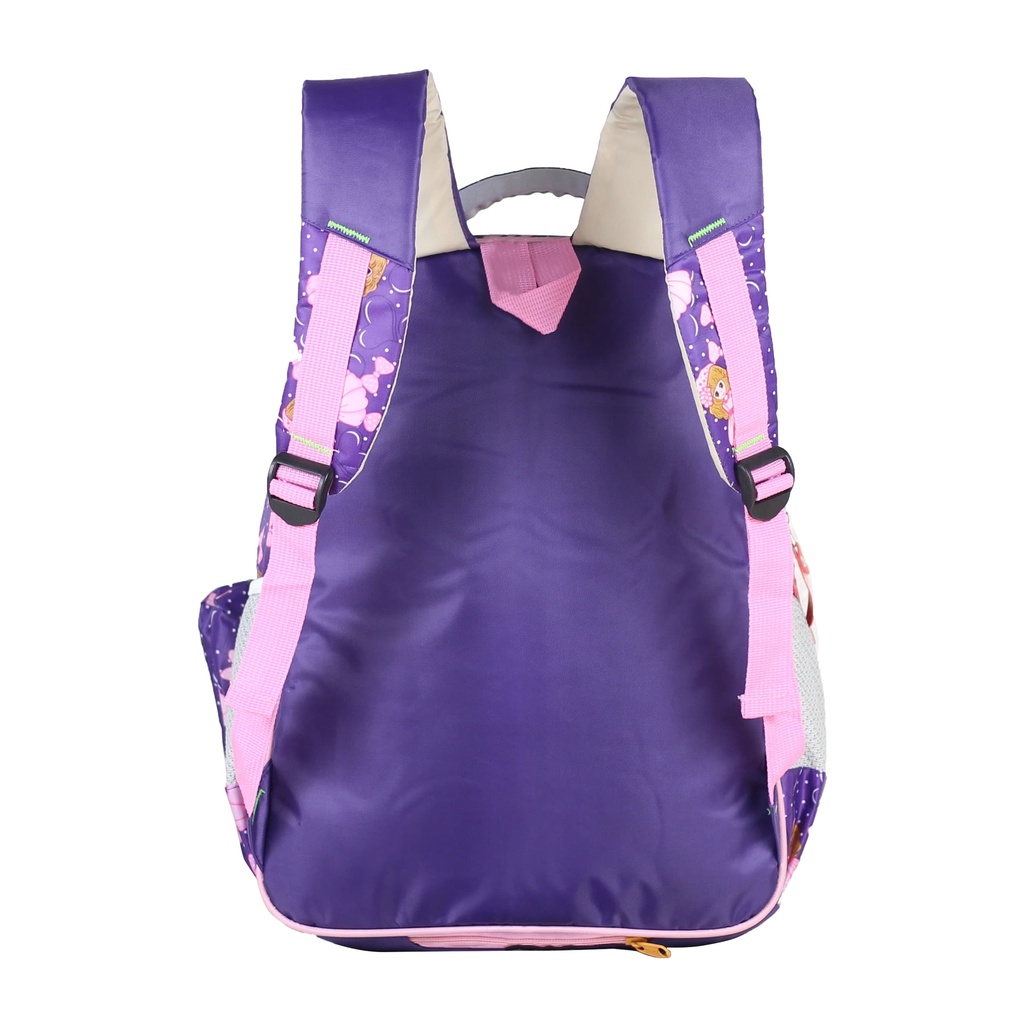 Tas Gendong Perempuan Ransel Anak Karakter Princess Cahaya Strip Ungu Cantik Sd Smp Backpack Tebal Tas Anak Anak