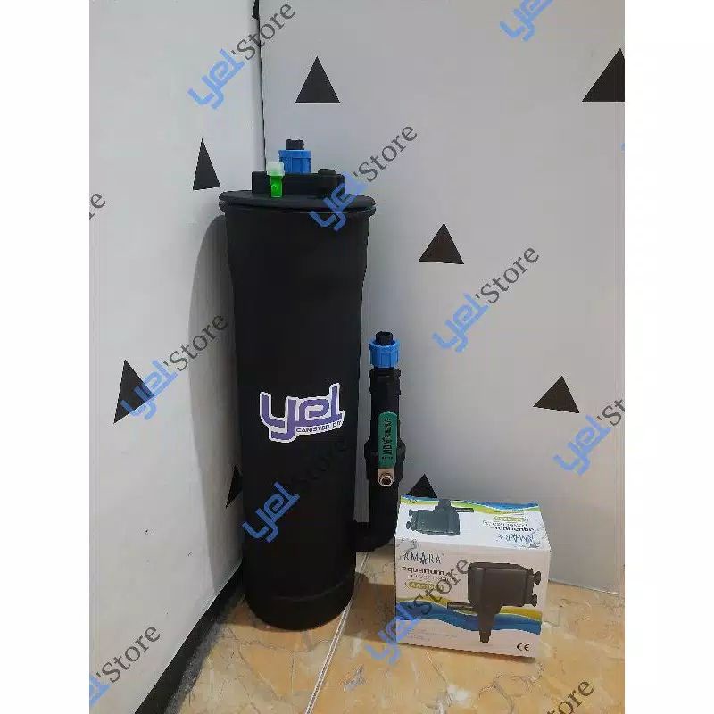 FILTER CANISTER DIY 40CM + POMPA AMARA ARMADA KIYOSAKI HIKARI DLL. PH 1200 - 1800