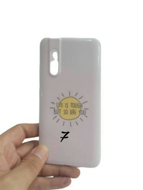 Case uv oil timbul macaron quotes  vivo V15 pro