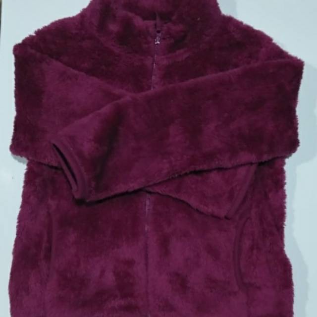 Uniqlo winter jacket fluffy yarn fleece