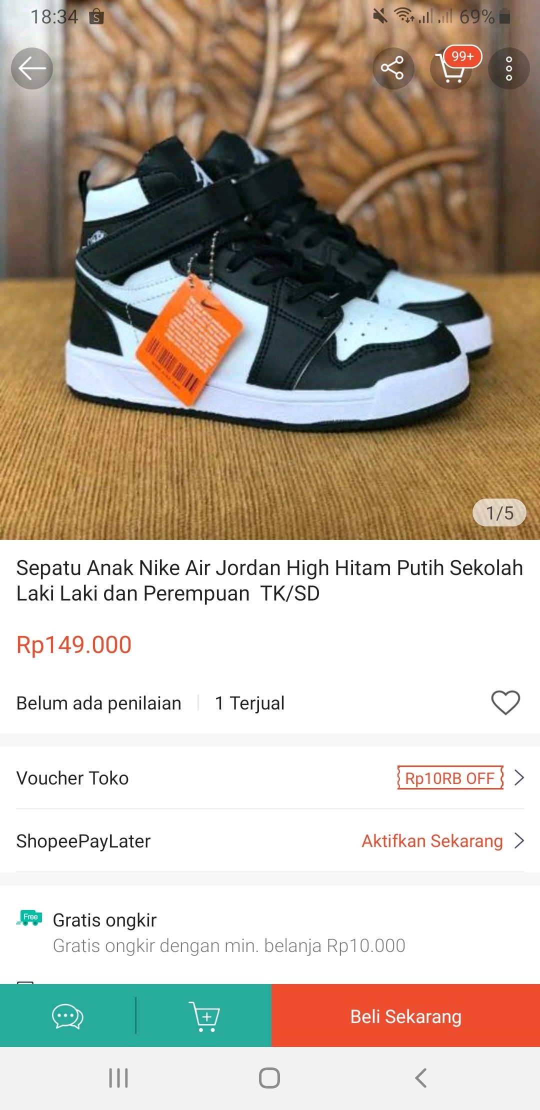 Sepatu Anak  Sekolah Laki Laki dan Perempuan  TK SD Merk  