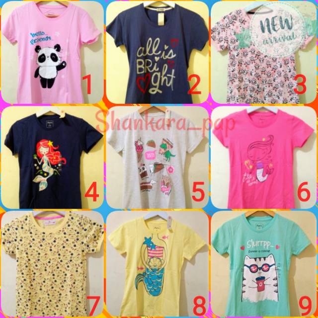 Kaos Anak Perempuan Aero Girls/Nevada