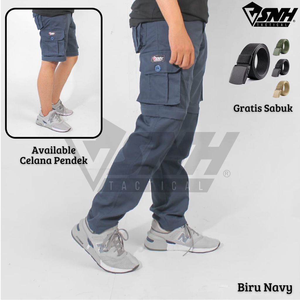 [Free Sabuk] Celana Outdoor Cargo Panjang Pendek Celana Gunung Celana Army Celana Polisi Panjang Pen