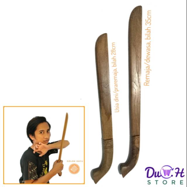 Golok Silat Golok Kayu Beladiri