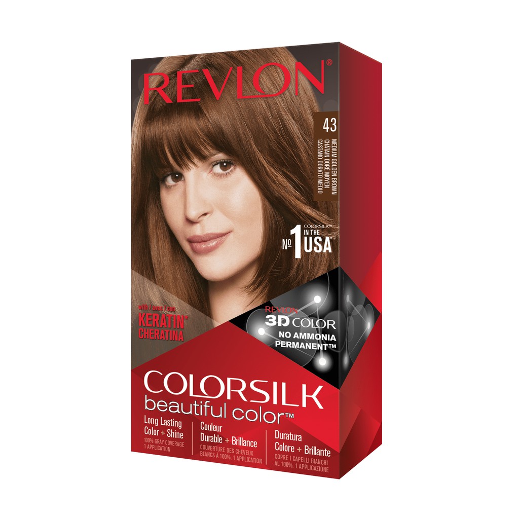  Revlon  Colorsilk Hair Color Cat  Rambut  Medium  Golden  