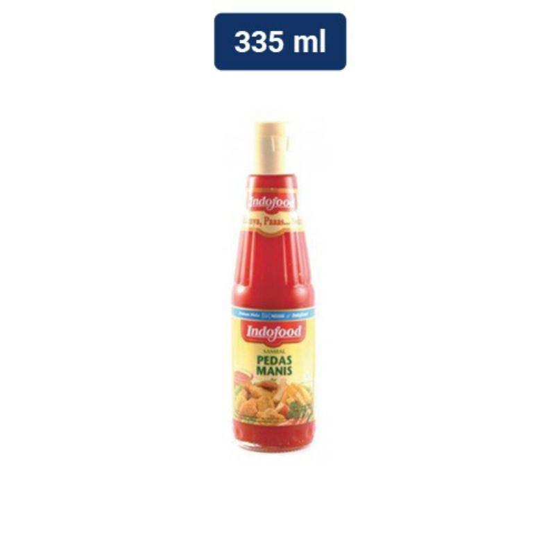 

Indofood Pedas Manis Botol Besar 335 Ml
