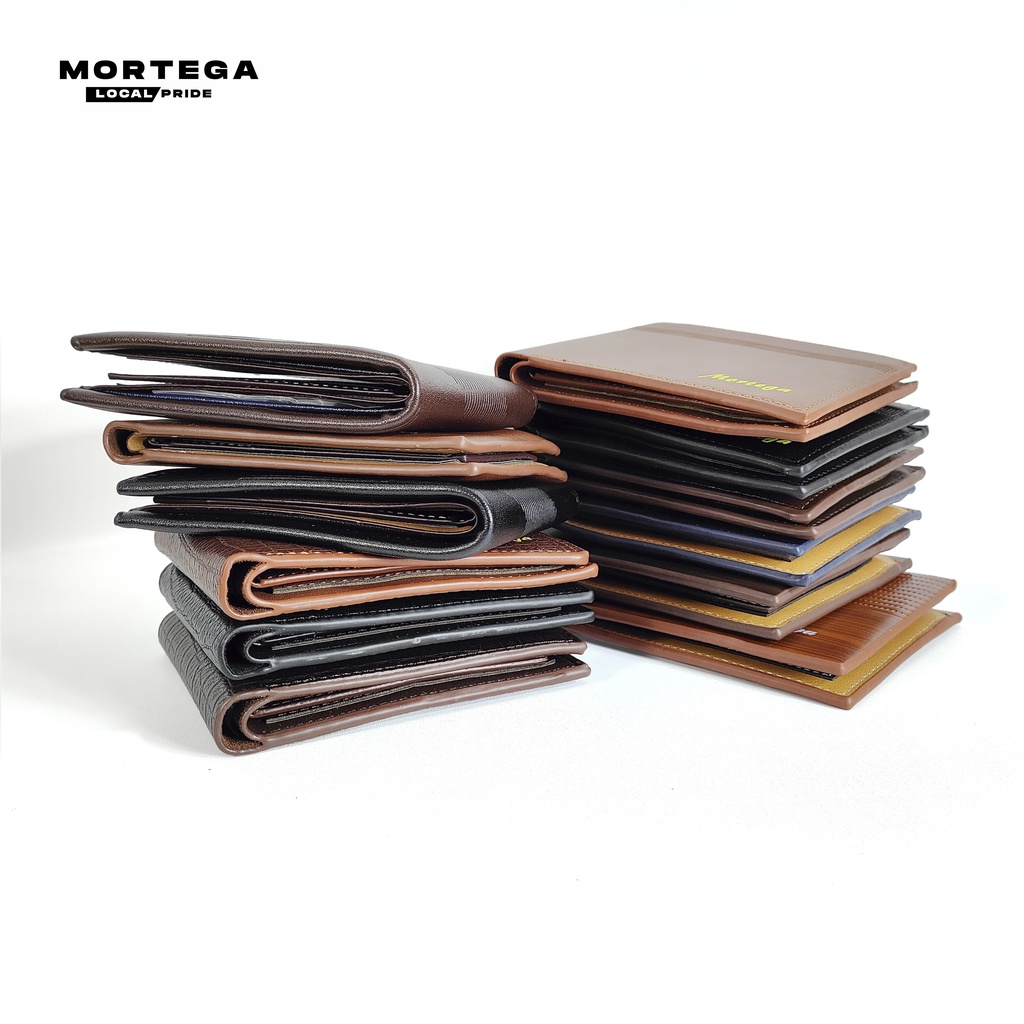 Mortega - Dompet Pria Lipat PU. Leather Wallet Premium - Dompet Cowok Mortega - 01