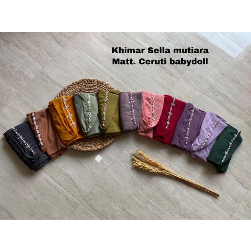 Khimar Sella Mutiara Standar