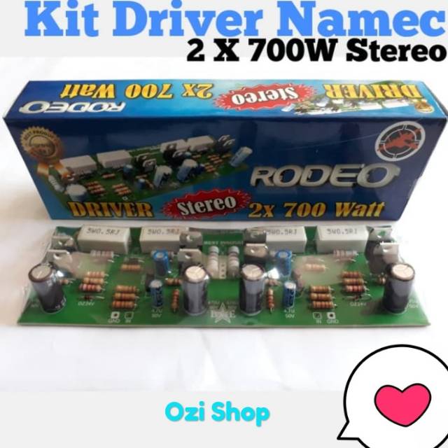 Kit Driver Stereo Namec Stereo 2 X 700 Watt Original 100%BME Socl Btl Power Amplifier Blazer td