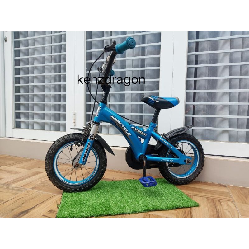 Sepeda anak wimcycle aggressor ukuran 12 second