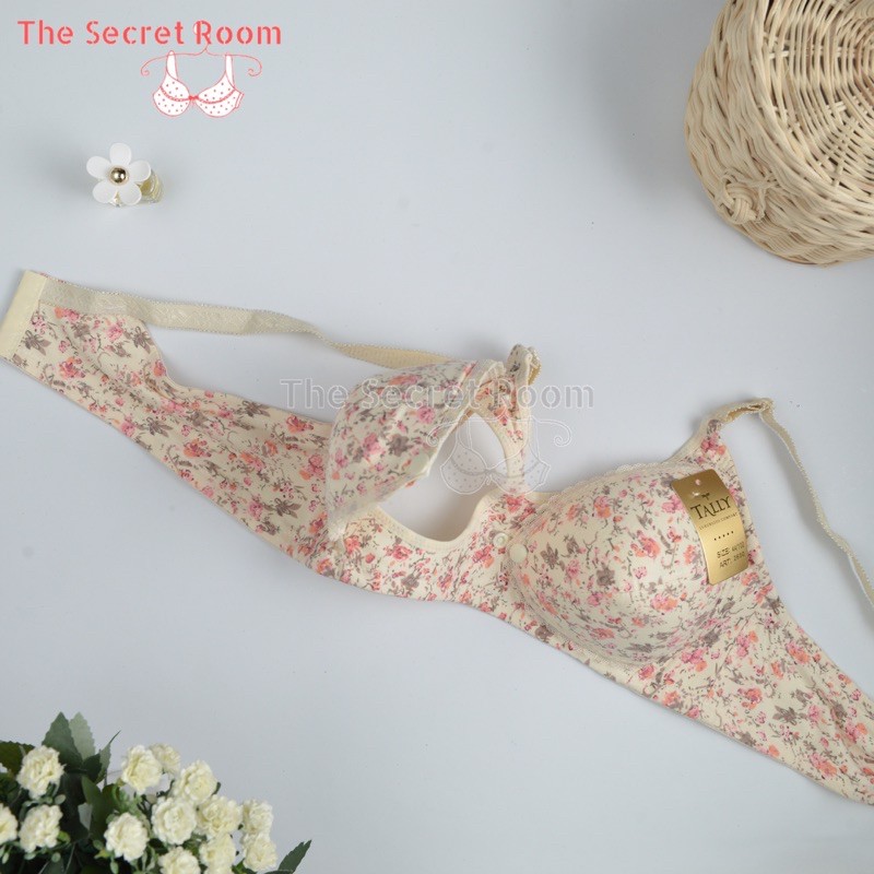 TALLY BRA BH 2630 MENYUSUI I BUSA TIPIS | CUP C | TANPA KAWAT I SIZE 36 - 42