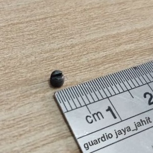 Baut Jarum Mesin Obras Min - Bulat ( kasar Big ) Untuk Obeng Jarum 1,6mm