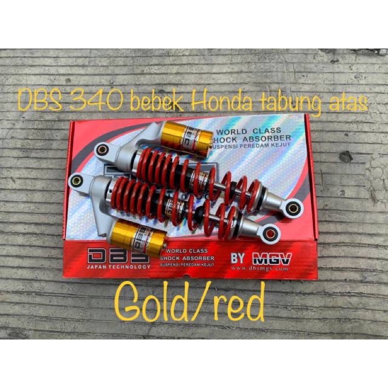 Shock Tabung Dbs Original Ukuran 280,340 Jupiter z,Vega r,Supra,Kharisma,Rx King,Tiger Dll