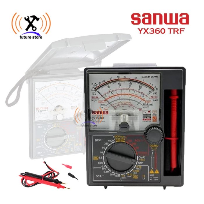 SANWA YX360 TRF MULTITESTER MULTIMETER AVOMETER ANALOG ORIGINAL VQ953