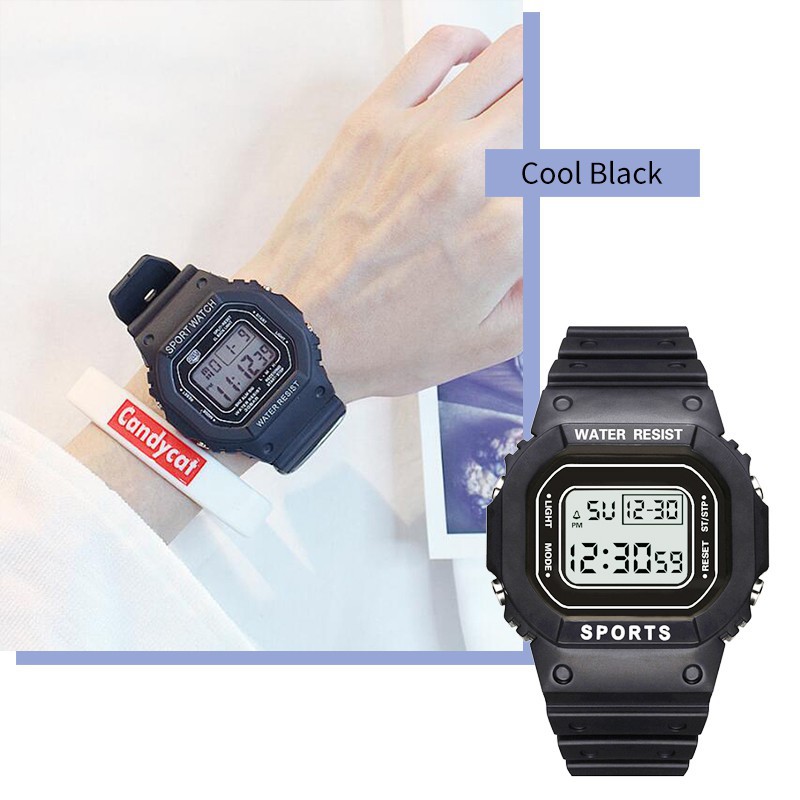 【KOK】✅COD Jam Tangan Pasangan / Jam Tangan GD Little Daisy Jelly / Jam Tangan Wanita Luminous Tahan Air-3