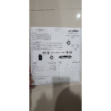 Selang dan Regulator  , SPFM  ,  Kompor Gas Niko NK-30 - Niko NK50 Selang LPG 1,8m