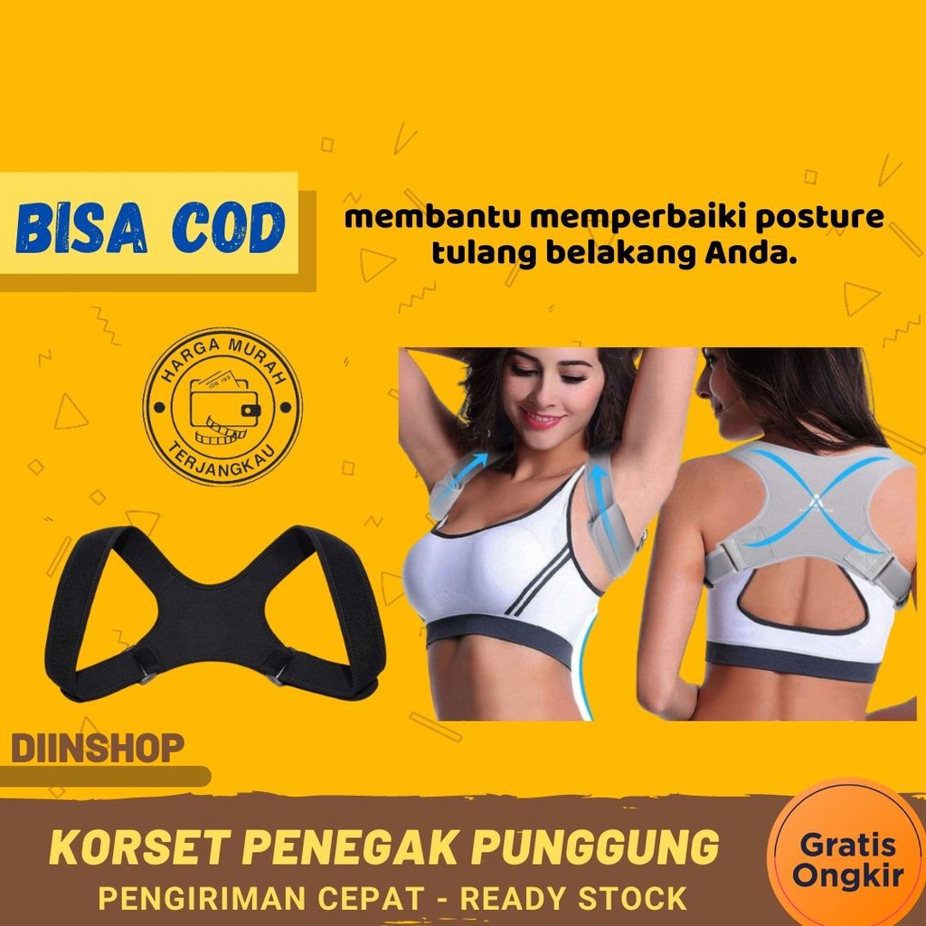 Terapi Punggung Back Support Posture Corrector BRACE PLUS POSTURE CORRECTOR PENYANGGA PUNGGUNG M523