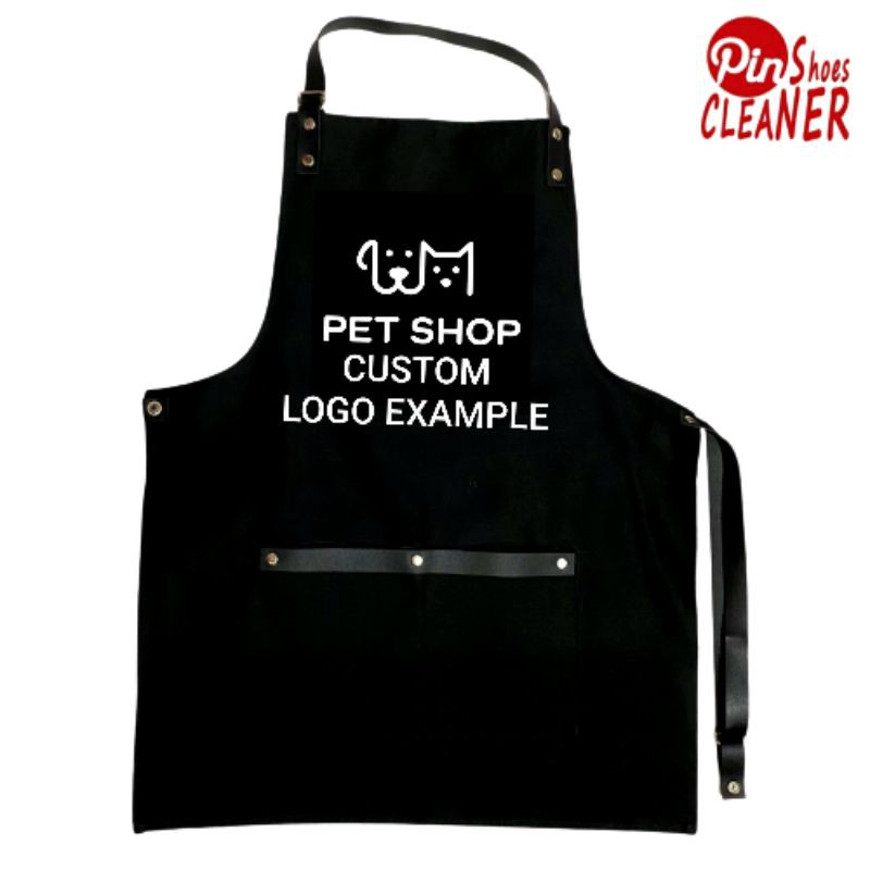 CELEMEK PET SHOP PETSHOP - APRON PETS SHOP - CLEMEK PETSSHOP - SERAGAM COSTUME KOSTUM UNIFORM