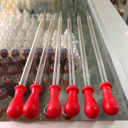 PIPET KACA PANJANG/ PIPET KACA PENDEK/PIPET KACA PENYEDOT/ PIPET KACA TETES