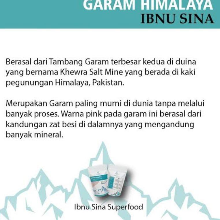 

[KODE D894] (ori)himalayan pink salt ibnu sina/garam himalaya asli pakistan/garam kesehatan/garam hi